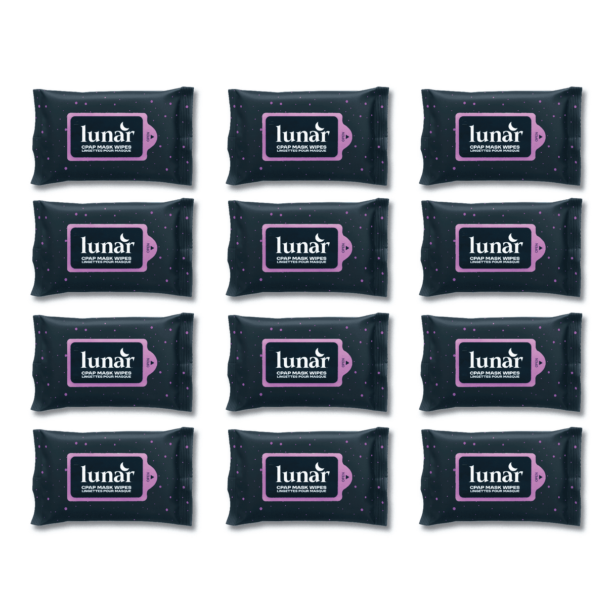 Lunar CPAP Travel Size Wipes