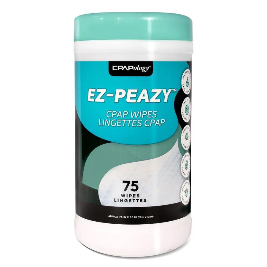 EZ-PEAZY CPAP Wipes + Monty Elite Tube Brush Bundle