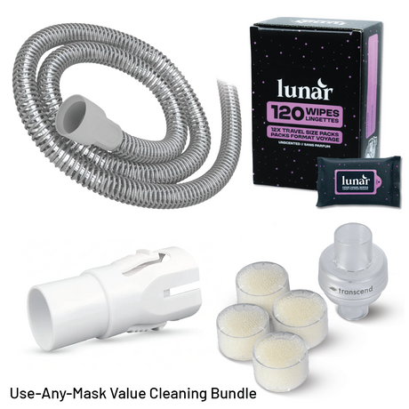 Use-Any-Mask Bundle for Travel CPAP