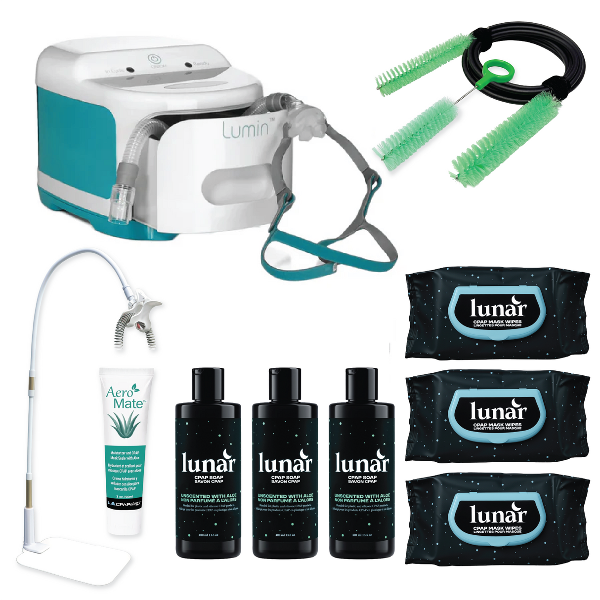 Extra Essentials CPAP Cleaning Bundle