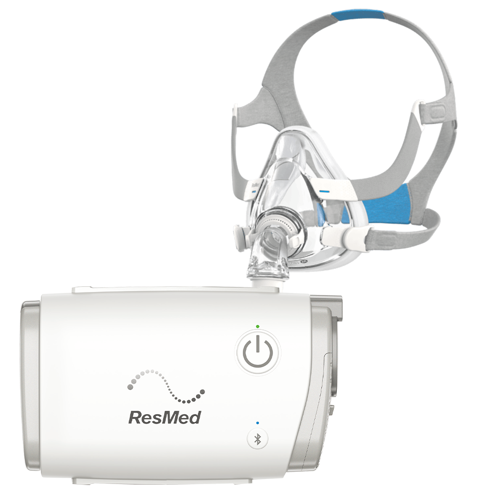 AirMini™ AutoSet™ Travel CPAP Machine With F20 Setup Pack + F20 Mask Bundle