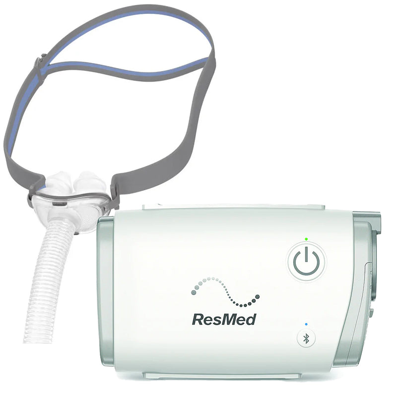 ResMed AirMini™ AutoSet™ Travel CPAP Machine + P10 Mask Set Up Pack ...