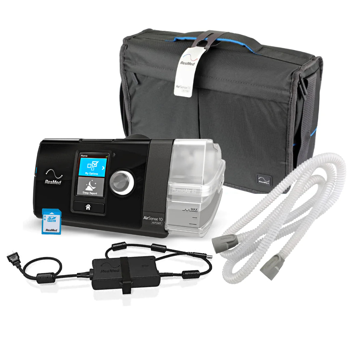 Appareil CPAP AirSense™ 10 AutoSet™ avec HumidAir (version carte vers cloud)