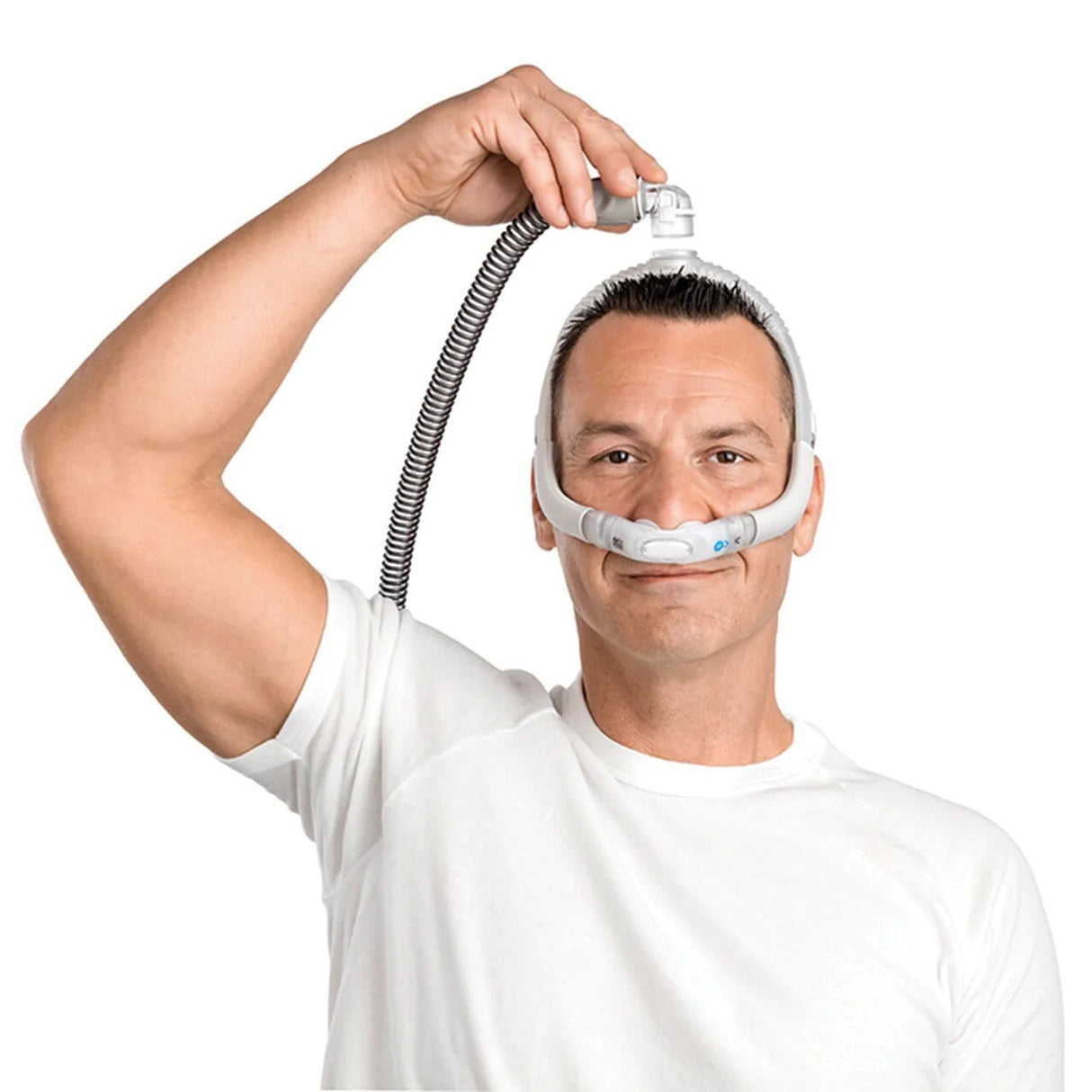 Nasal pillow headgear best sale