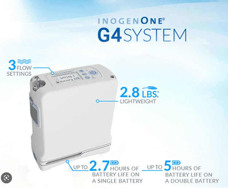 Concentrateur d'oxygène portable Inogen One G4